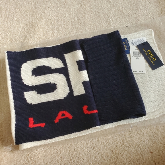 Ralph Lauren Polo Fall Winter Scarve - Picture 2 of 3